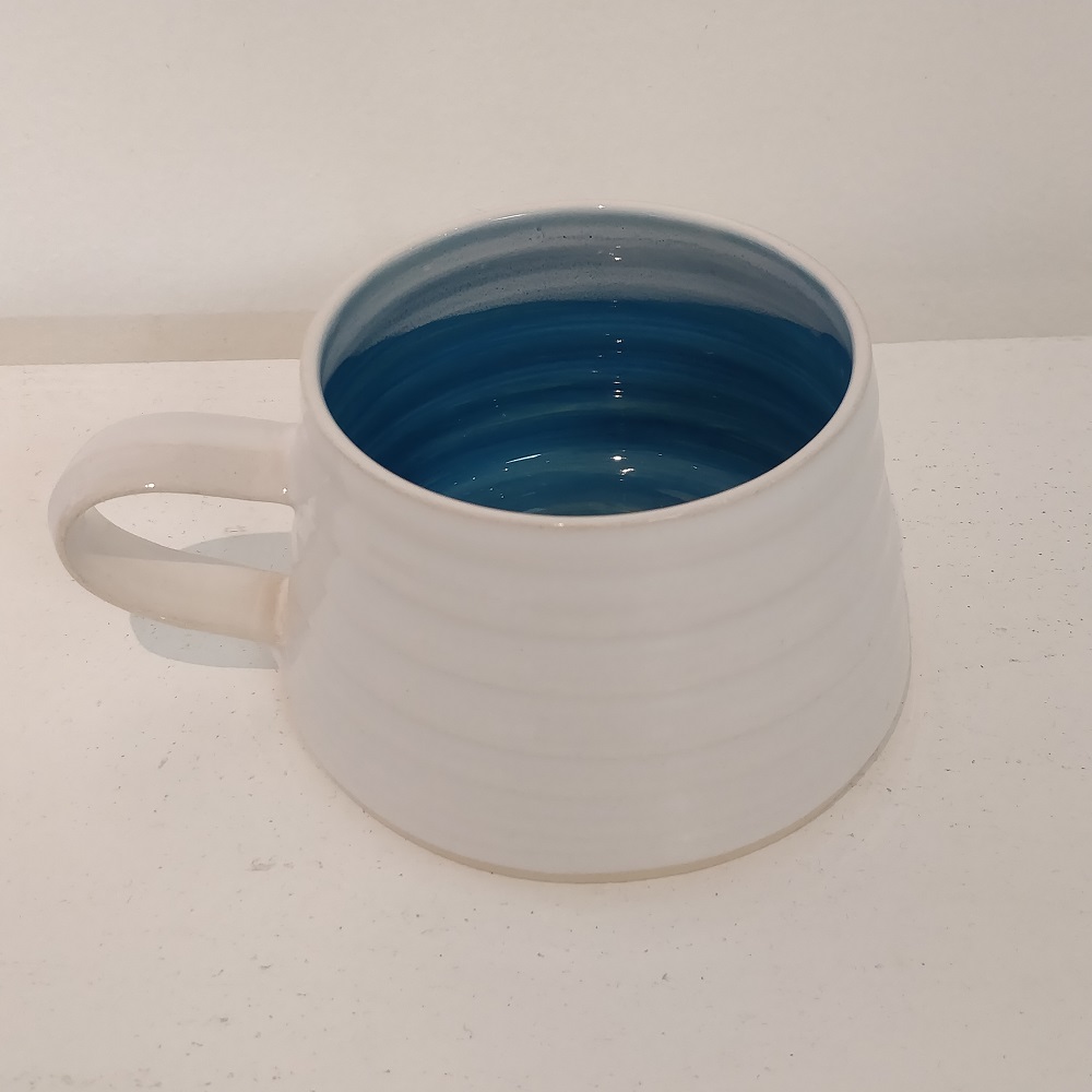 Rainbow Blue wide mug 